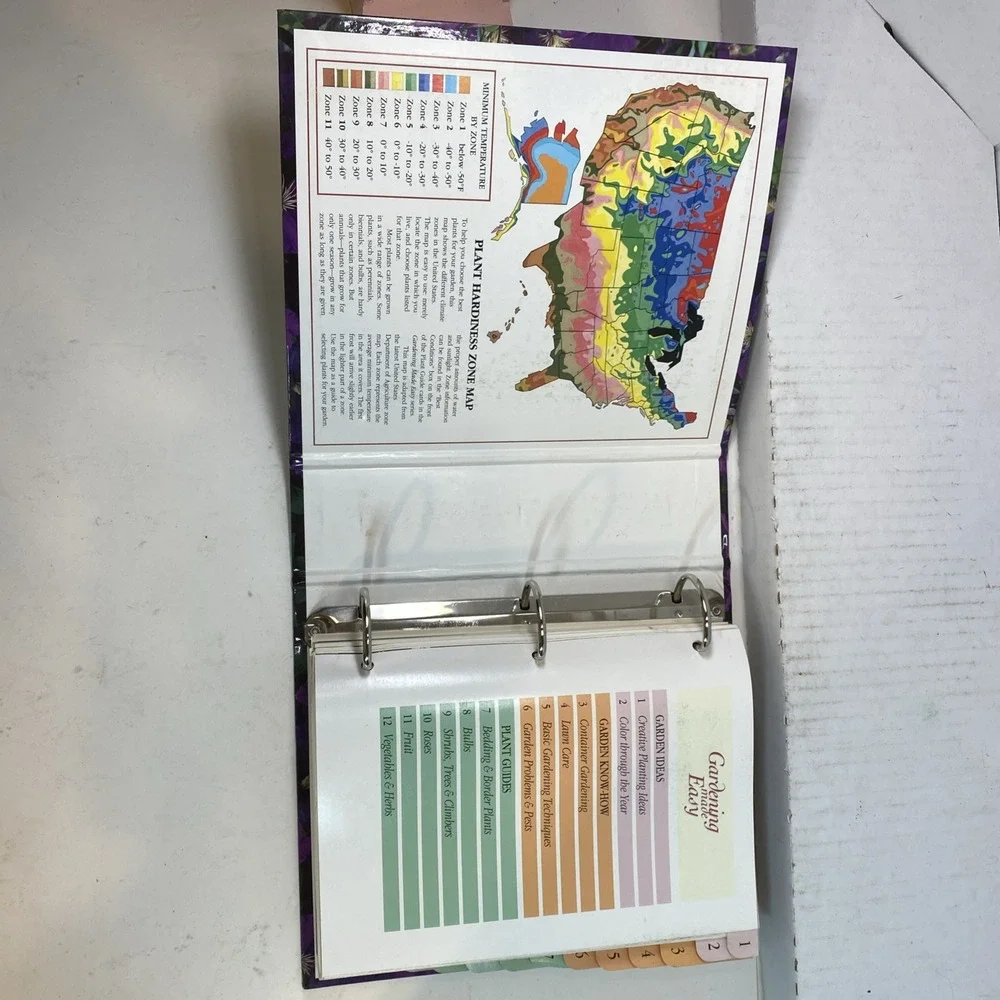 Gardening‎ Made Easy Step-By-Step To A Beautiful Garden Binder 1-12 144 Cards